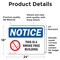Signmission This Is A Smoke Free Building OSHA Notice Sign, Vinyl Decal, 24in W x 18in L, 2PK OS-2PACK-NS-D-1824-L-16687 - alternate 4
